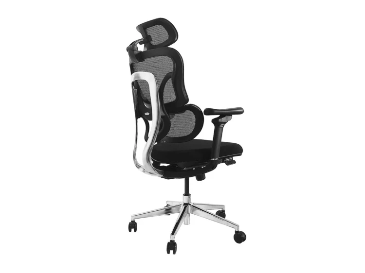 Equip Ergonomischer BĂĽrostuhl+Kopf/ArmstĂĽtzen+SFS    schwarz lite Retail