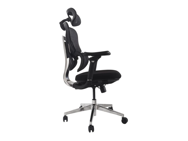 Equip Ergonomischer BĂĽrostuhl+Kopf/ArmstĂĽtzen+SFS    schwarz lite Retail