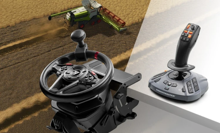 Thrustmaster T128 SimTask Farming Pack Czarny Kierownica + pedały + dźwignia zmiany biegów PC, PlayStation 4, PlayStation 5