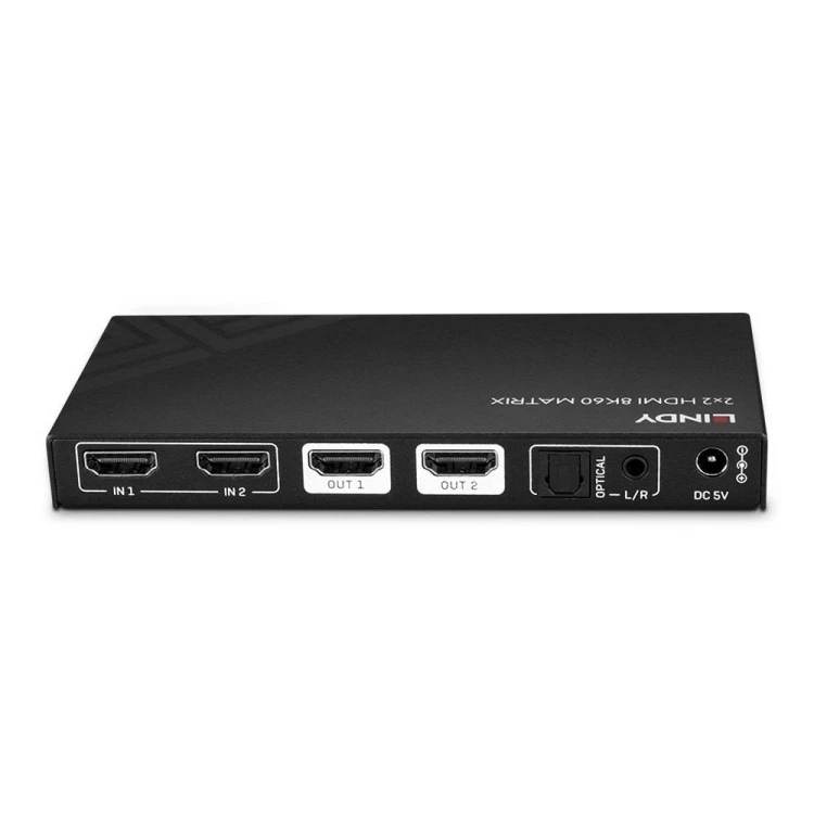 Lindy 38313 przełącznik macierzy Przełącznik matrycowy AV 6,2 W