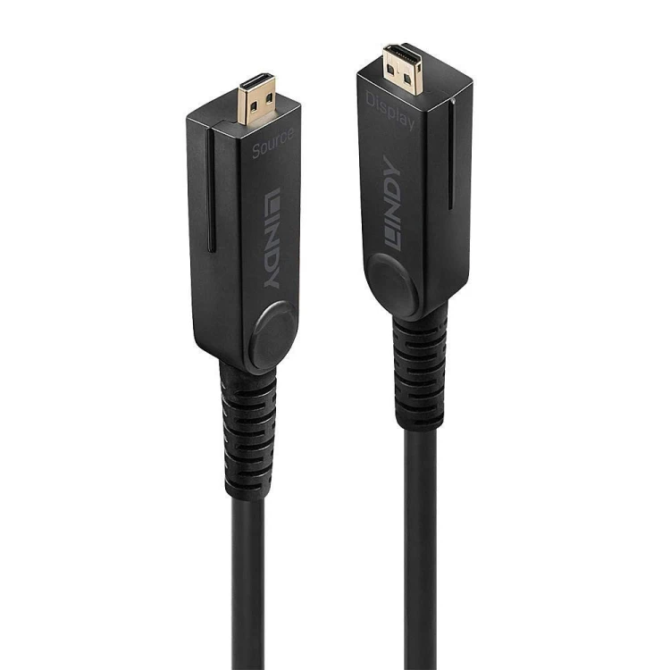 Lindy 38324 kabel HDMI 50 m HDMI Typu D (Micro) Czarny
