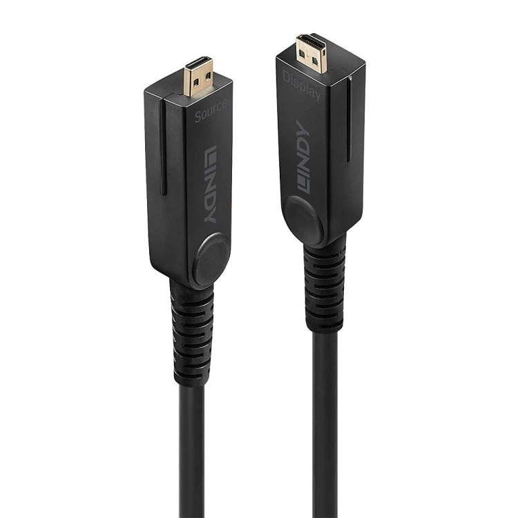 Lindy 38324 kabel HDMI 50 m HDMI Typu D (Micro) Czarny