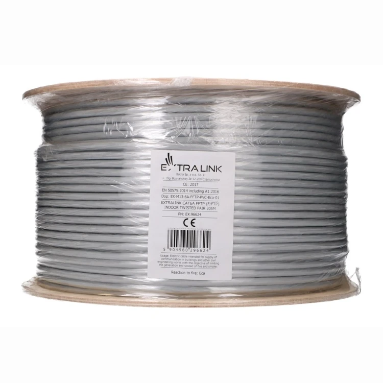 Extralink CAT6A FFTP (F/FTP) INDOOR TWISTED PAIR 305M kabel sieciowy