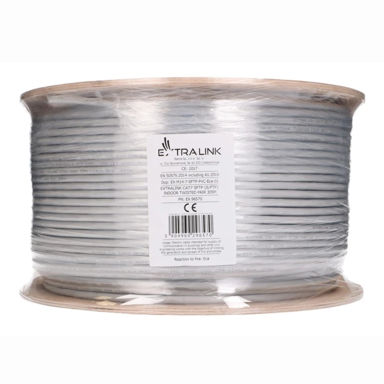 Extralink CAT7 SFTP (S/FTP) INDOOR TWISTED PAIR 305M kabel sieciowy