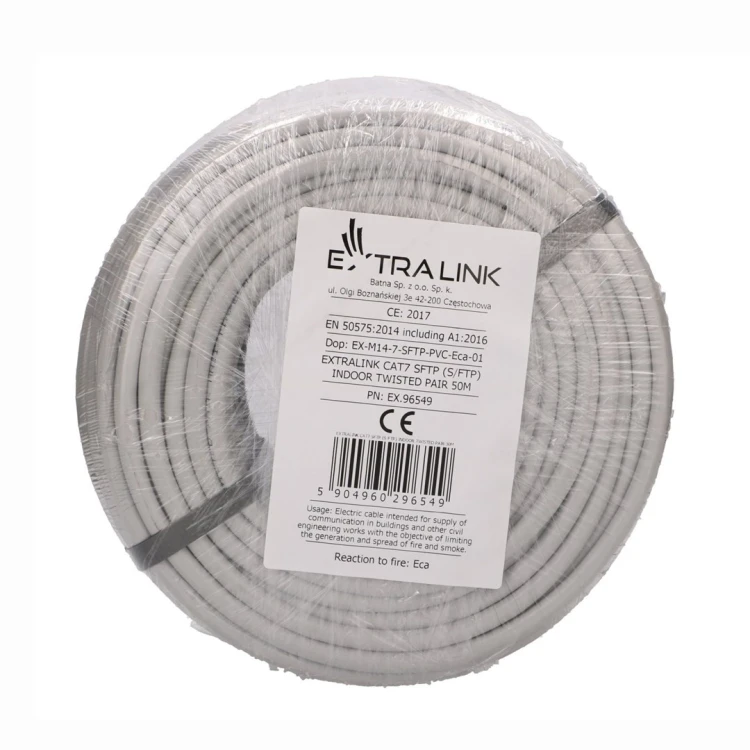 Extralink CAT7 SFTP (S/FTP) INDOOR TWISTED PAIR 50M kabel sieciowy