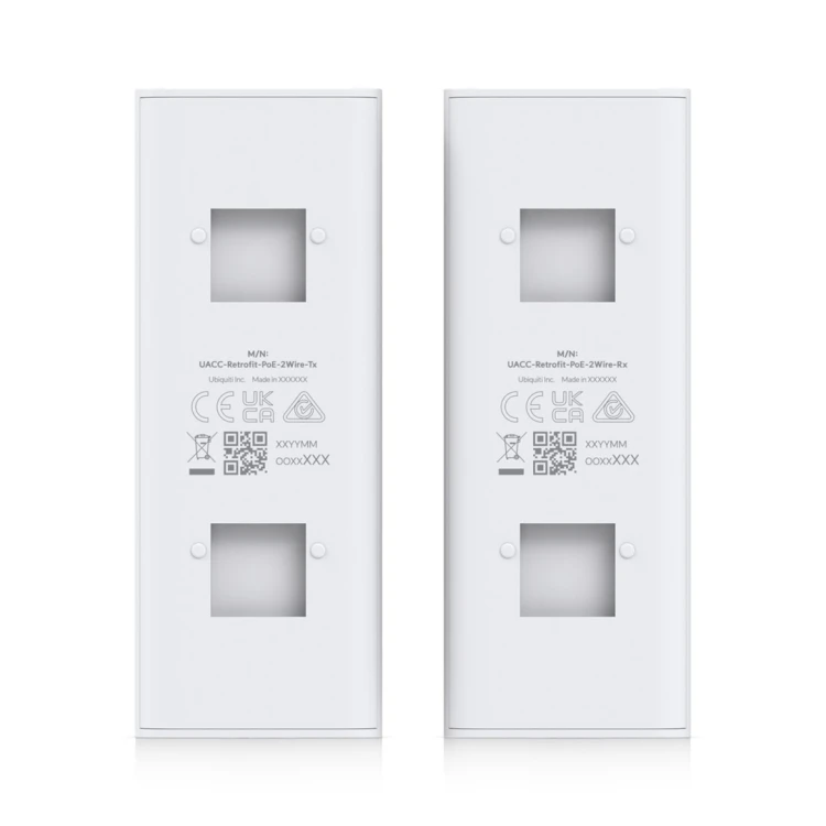 Ubiquiti UACC-Retrofit-PoE-2Wire Nadajnik i odbiornik sieci Biały 10, 100 Mbit/s