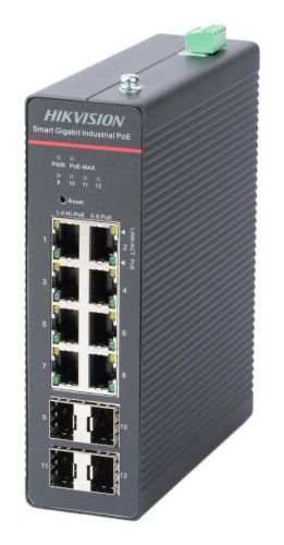Switch Hikvision DS-3T1512HP-SI-8P4FKIT(240W) LinkVu