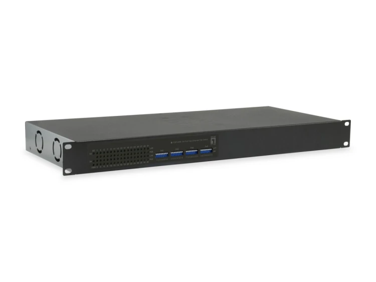 LevelOne FGP-3400W380 przełącznik sieciowy Nie zarządzany Fast Ethernet (10/100) Obsługa PoE Czarny