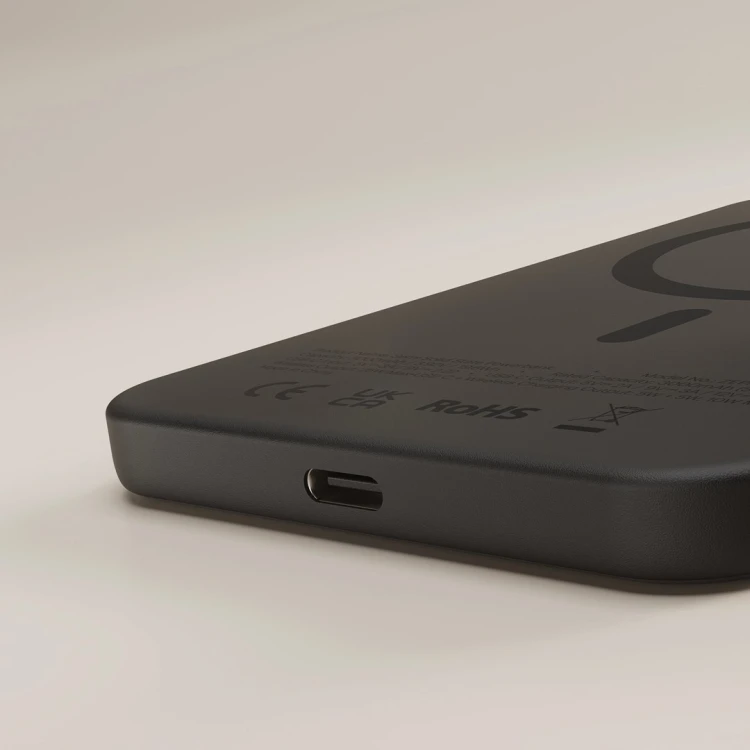 ZENS ZEPP06B/00 bank mocy 5000 mAh Bezprzewodowe ładowanie Czarny