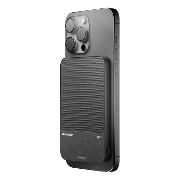 Native Union PB-5KMS-BLK-Q2 bank mocy 5000 mAh Bezprzewodowe ładowanie Czarny