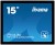 iiyama TF1534MC-B7X monitor komputerowy 38,1 cm (15") 1024 x 768 px XGA LED Ekran dotykowy Przeznaczony dla wielu użytkowników Czarny