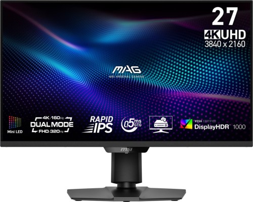 MSI MAG 274UPDFDE E16M monitor komputerowy 68,6 cm (27") 3840 x 2160 px 4K Ultra HD LED Czarny