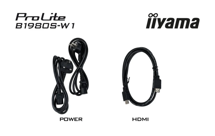 iiyama ProLite B1980S-W1 monitor komputerowy 48,3 cm (19") 1280 x 1024 px SVGA LED Biały