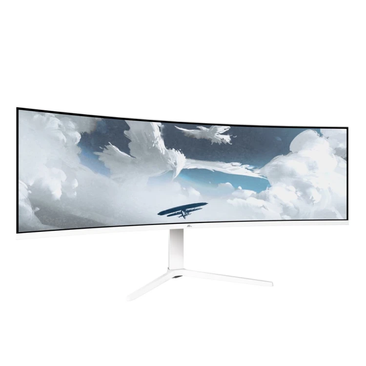 Arozzi Nova 49” Curved monitor komputerowy 124,5 cm (49") 5120 x 1440 px Dual QHD LED Biały