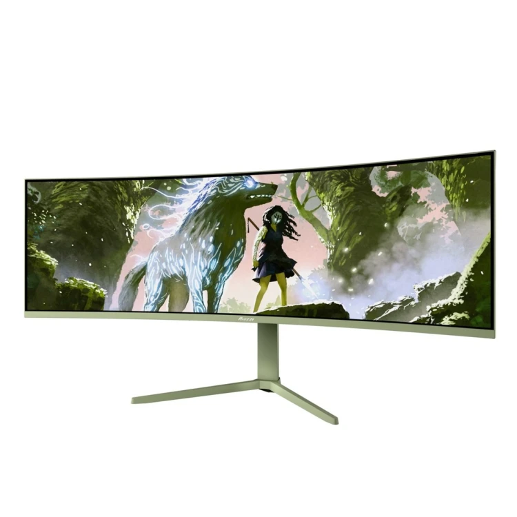 Arozzi Nova 49” Curved monitor komputerowy 124,5 cm (49") 5120 x 1440 px Dual QHD LED Zielony