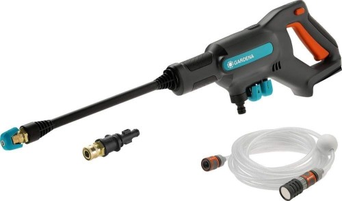 Gardena AquaClean 24/18V P4A podkładka ciśnieniowa Kompaktowy Bateria 250 l/h Czarny, Niebieski, Pomarańczowy