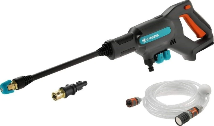 Gardena AquaClean 24/18V P4A podkładka ciśnieniowa Kompaktowy Bateria 250 l/h Czarny, Niebieski, Pomarańczowy