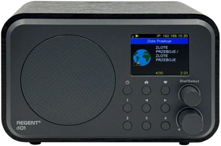 Radio internetowe Ferguson Regent i101 | DAB+ | FM RDS / Akumulator 2000 mAh (Czarne)