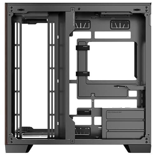 Antec C8 Curve Wood Full Tower Czarny, Przezroczysty, Drewno