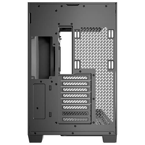 Antec C8 Curve Wood Full Tower Czarny, Przezroczysty, Drewno