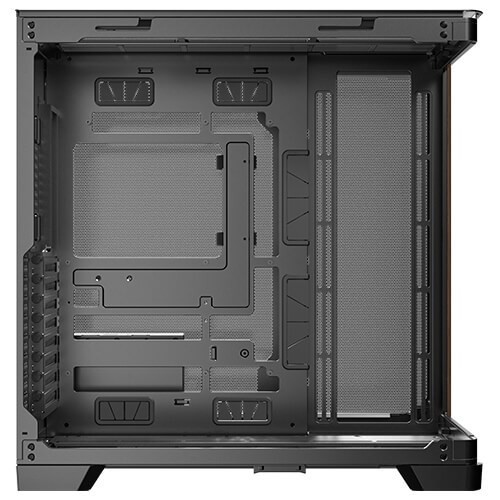 Antec C8 Curve Wood Full Tower Czarny, Przezroczysty, Drewno