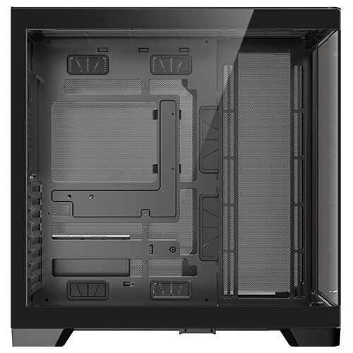 Antec C8 Curve Wood Full Tower Czarny, Przezroczysty, Drewno