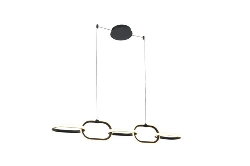 PENDANT LED LIGHT EDIRNA 5 4000K BLACK