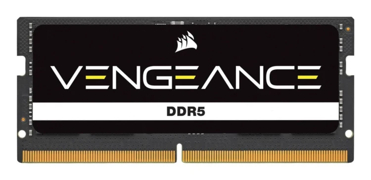 Corsair Vengeance CMSX16GX5M1A5200C44 moduł pamięci 16 GB 1 x 16 GB DDR5 262-pin SO-DIMM