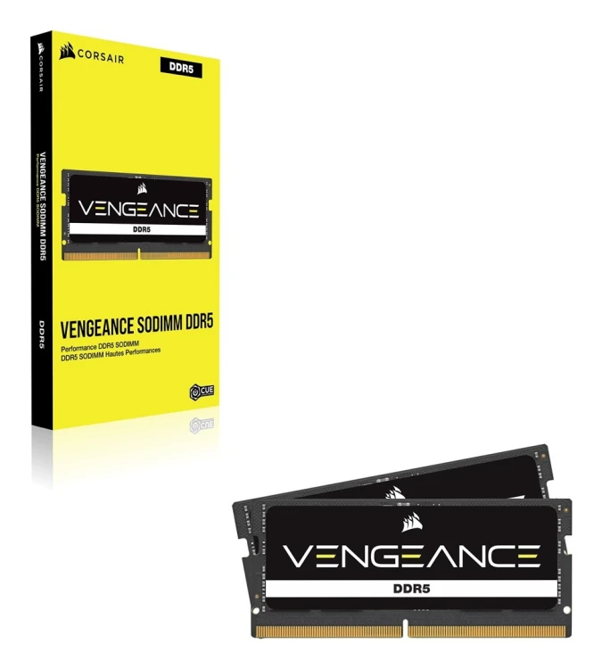Corsair Vengeance CMSX32GX5M2A5600C48 moduł pamięci 32 GB 2 x 16 GB DDR5 262-pin SO-DIMM