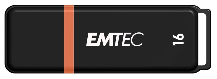 Emtec K100 pamięć USB 16 GB USB Typu-A 2.0 Czarny, Wielobarwny