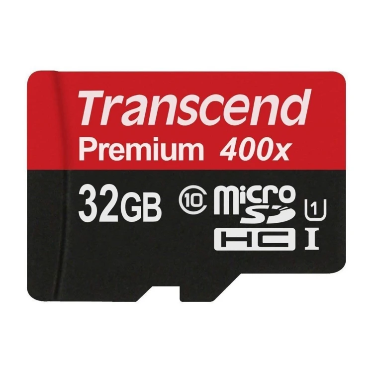 SD microSD Card  32GB Transcend SDHC UHS1 w/adapter