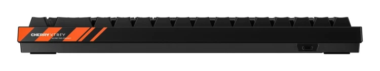CHERRY K5 PRO TMR COMPACT klawiatura Gaming USB QWERTZ Niemiecki Czarny, Pomarańczowy