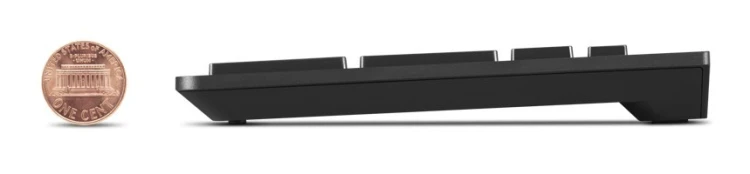 Lenovo 4X31R64457 klawiatura Dołączona myszka Biuro RF Wireless Belgijski, Angielski Czarny