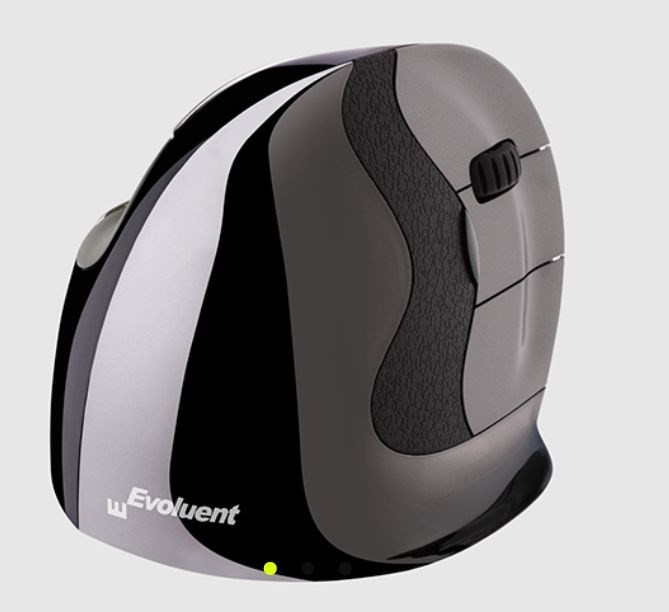 Mysz Evoluent VerticalMouse D Prawa średnia przewodowa antracytowa sprzedaż detaliczna