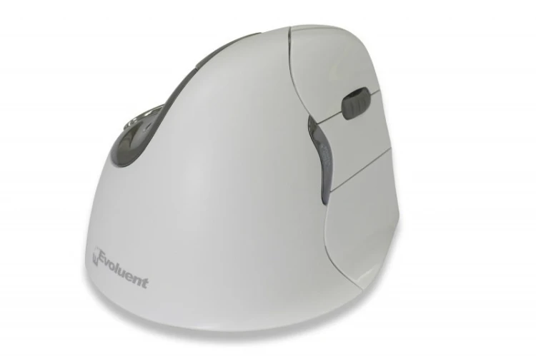 Mysz BakkerElkhuizen Evoluent4 dla praworęcznych, 6 przycisków, Bluetooth, biała