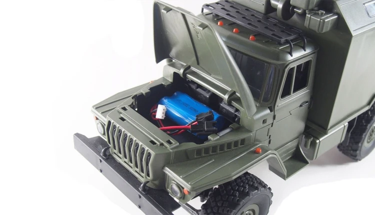 Samochód RC Amewi Ural Truck B36 Zielony z akumulatorem litowo-jonowym 500mAh/14+