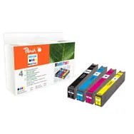 Peach PI300-744 nabój z tuszem 4 szt. Zamiennik Czarny, Cyjan, Purpurowy, Żółty