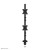 Neomounts DS60-600BL2V uchwyt / stojak do monitorów 81,3 cm (32") Biurko Czarny
