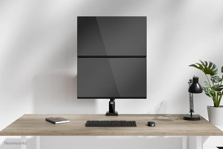 Neomounts DS60-600BL2V uchwyt / stojak do monitorów 81,3 cm (32") Biurko Czarny