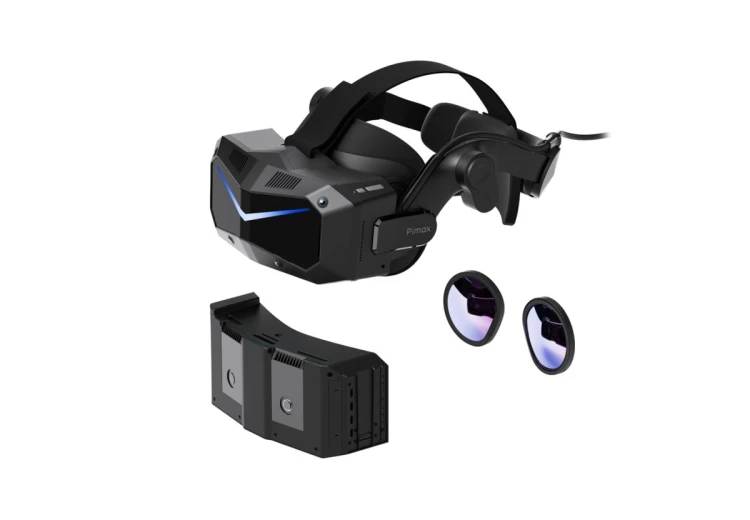 Pimax Technology PVH00010206 wyświetlacz zakładany na głowę Dedykowany wyświetlacz montowany na głowie 815 g Czarny
