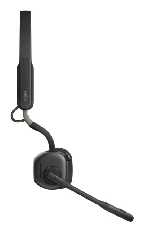 SHOKZ C610-AA-BK słuchawki/zestaw słuchawkowy Bezprzewodowy Nauszny Biuro/centrum telefoniczne USB Typu-A Bluetooth Czarny