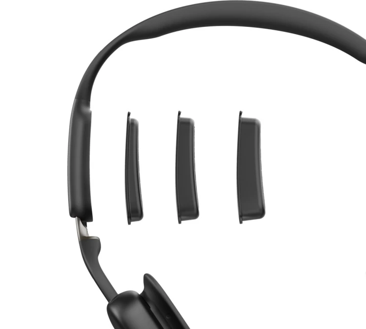 SHOKZ C610-AA-BK słuchawki/zestaw słuchawkowy Bezprzewodowy Nauszny Biuro/centrum telefoniczne USB Typu-A Bluetooth Czarny