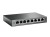 TP-Link TL-SG108PE Zarządzany L2 Gigabit Ethernet (10/100/1000) Obsługa PoE Czarny