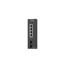 D-Link DIS-100G-06 przełącznik sieciowy Nie zarządzany L2 Gigabit Ethernet (10/100/1000) DIN rail Czarny