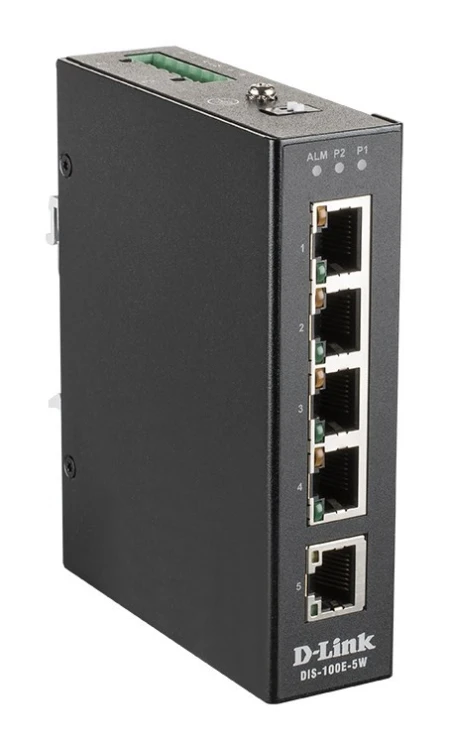 DLINK DIS-100E-5W 5-Port Unmanaged L2 Fast Eth. In