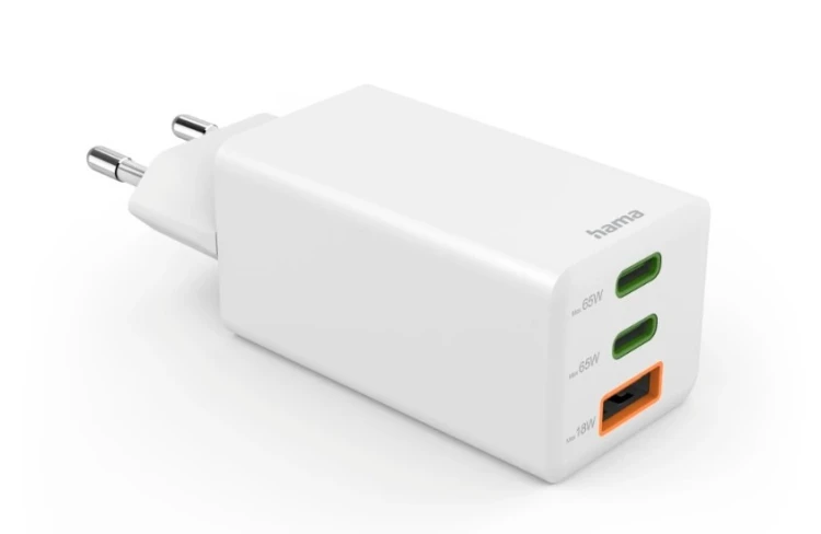 Hama 00201996 ładowarka do urządzeń przenośnych Smartfon Biały Prąd przemienny Szybkie ładowanie Wewnętrzna, Zewnętrzna