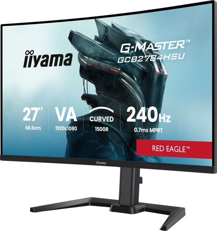 iiyama G-MASTER GCB2784HSU-B1 27" 240Hz monitor komputerowy 68,6 cm (27") 1920 x 1080 px Czarny