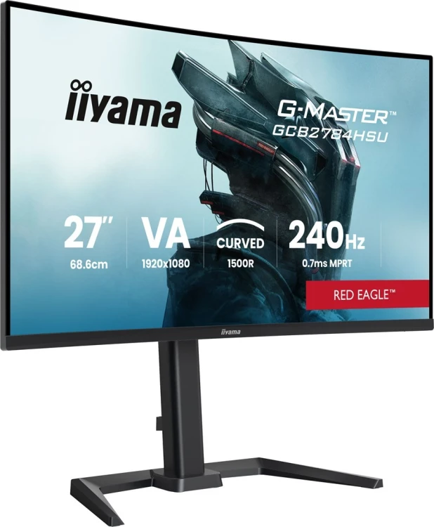 iiyama G-MASTER GCB2784HSU-B1 27" 240Hz monitor komputerowy 68,6 cm (27") 1920 x 1080 px Czarny