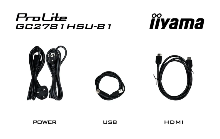 iiyama G-MASTER GC2781HSU-B1 27" 144H monitor komputerowy 68,6 cm (27") 1920 x 1080 px Czarny