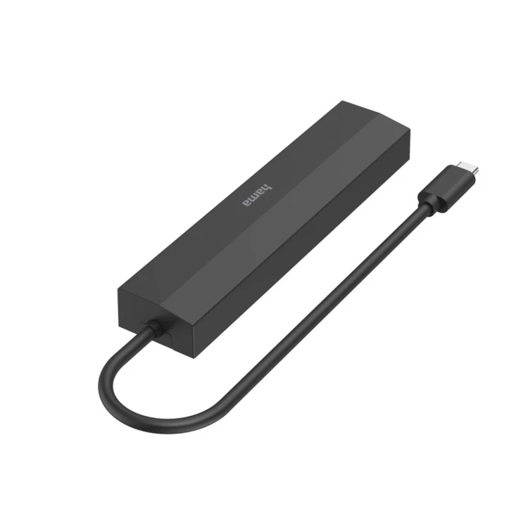 Hama 00200144 huby i koncentratory USB 3.2 Gen 1 (3.1 Gen 1) Type-C 5000 Mbit/s Czarny